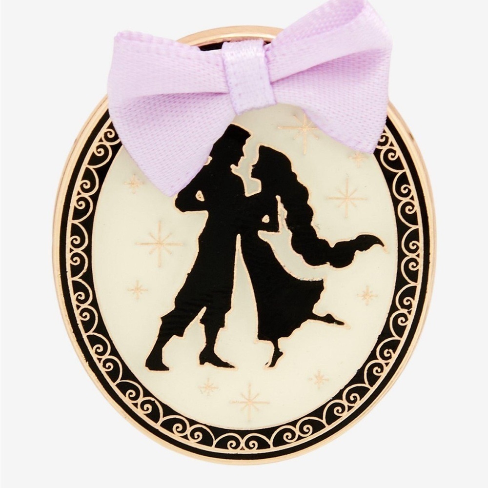 Loungefly Disney Tangled Rapunzel & Flynn Silhouette Enamel Pin